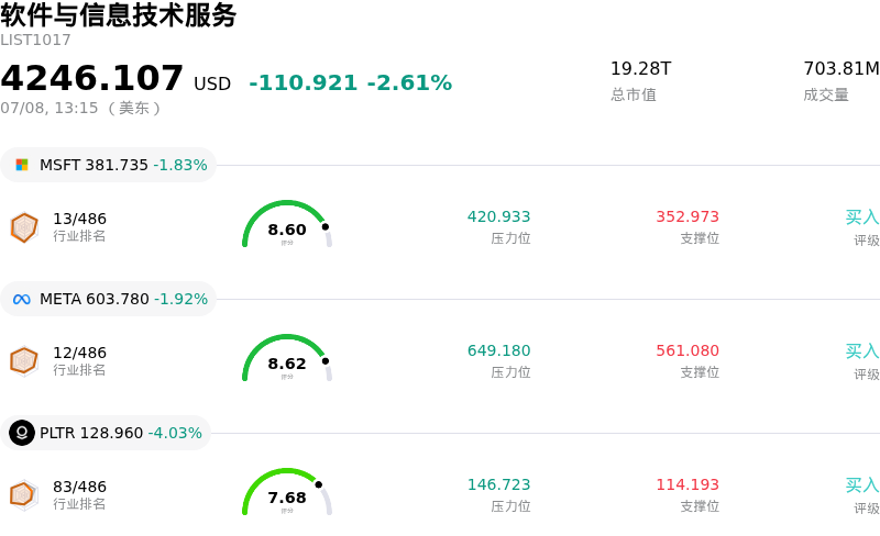软件与信息技术服务