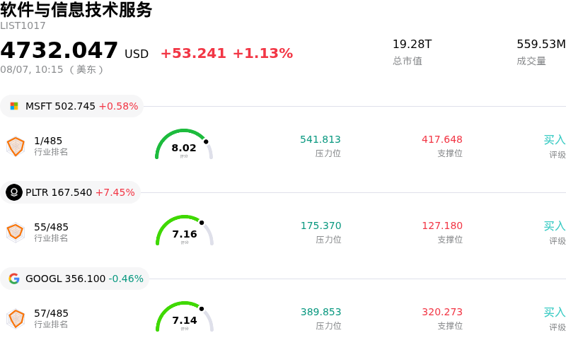 软件与信息技术服务
