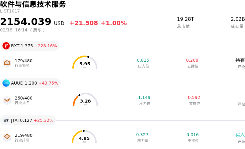 软件与信息技术服务