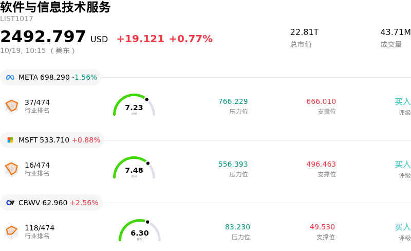 软件与信息技术服务
