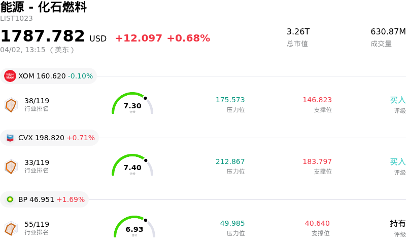 能源 - 化石燃料