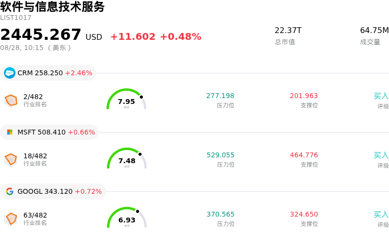 软件与信息技术服务