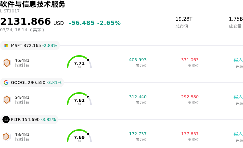 软件与信息技术服务