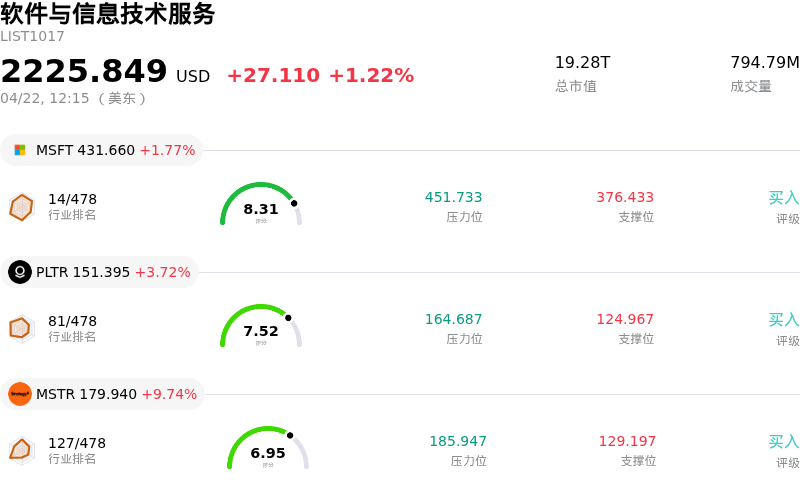 软件与信息技术服务