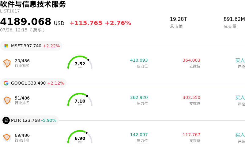 软件与信息技术服务