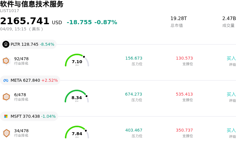 软件与信息技术服务