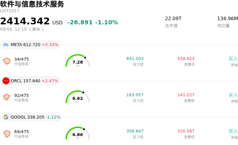 软件与信息技术服务