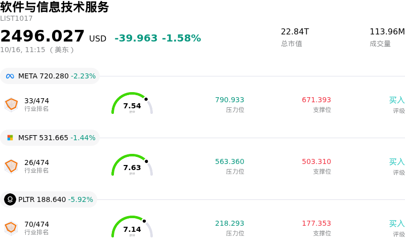 软件与信息技术服务