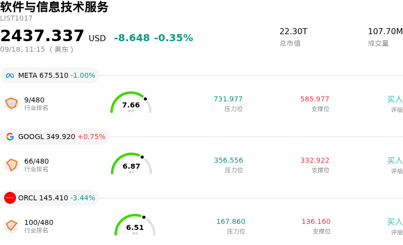 软件与信息技术服务