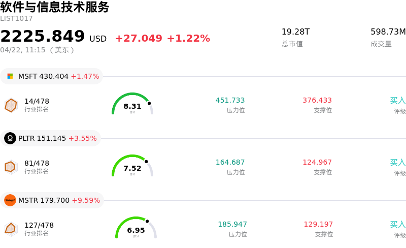 软件与信息技术服务