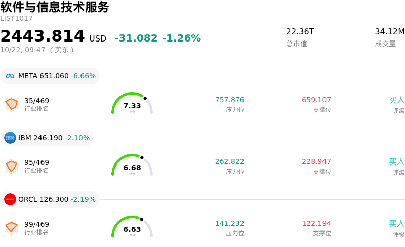 软件与信息技术服务
