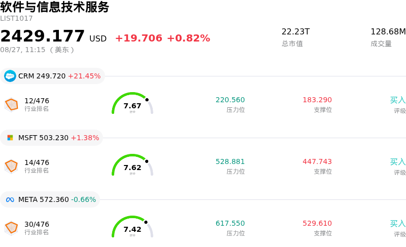 软件与信息技术服务