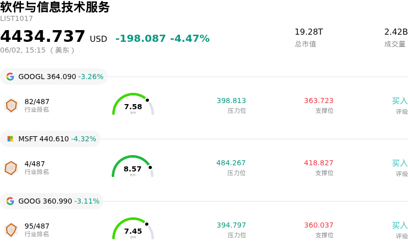 软件与信息技术服务