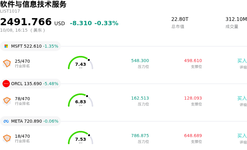 软件与信息技术服务