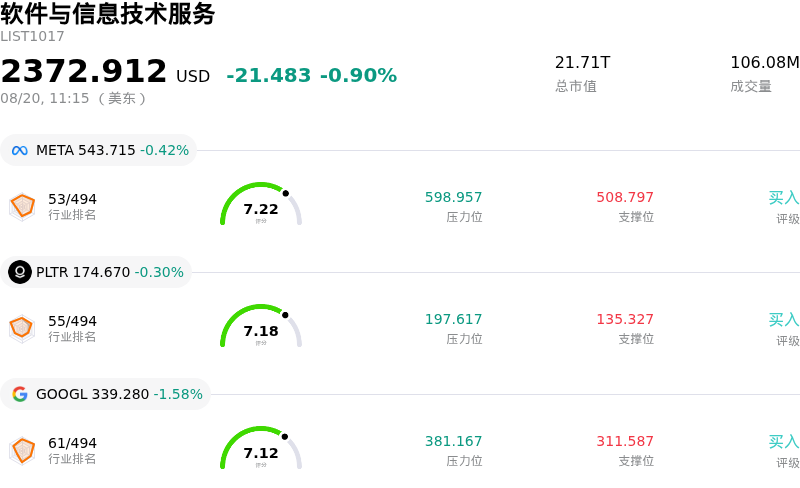 软件与信息技术服务