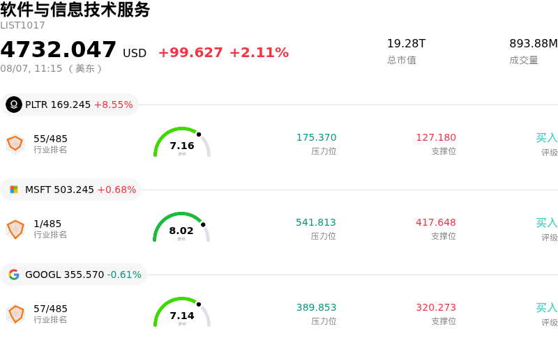 软件与信息技术服务