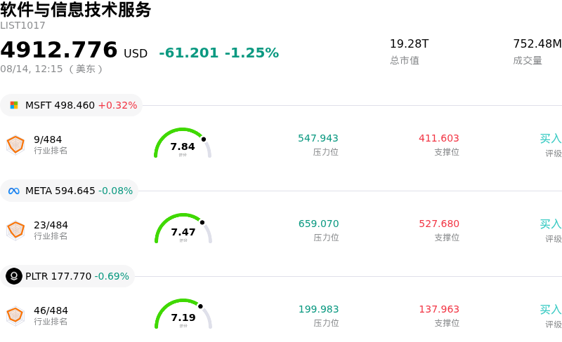 软件与信息技术服务