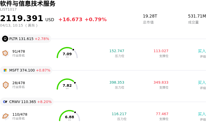 软件与信息技术服务