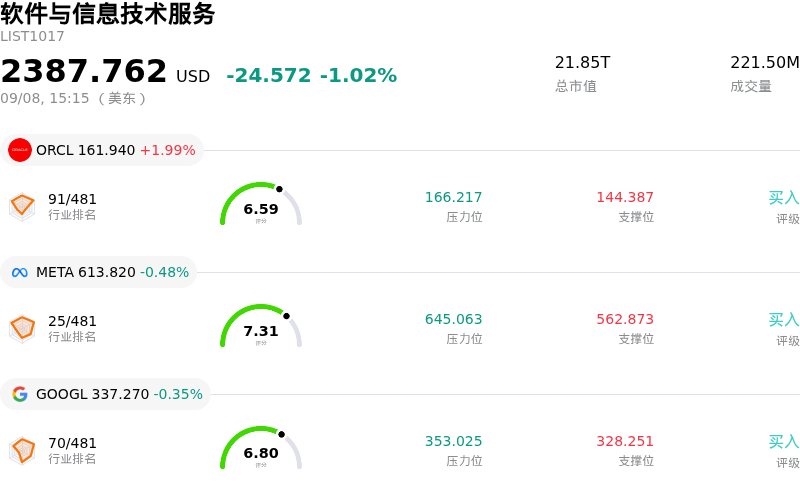 软件与信息技术服务