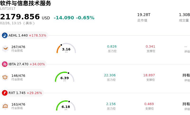 软件与信息技术服务