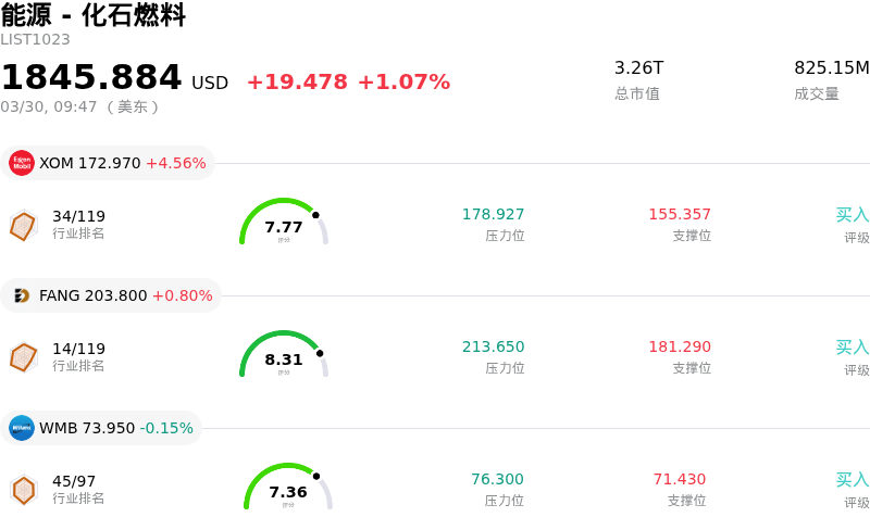 能源 - 化石燃料