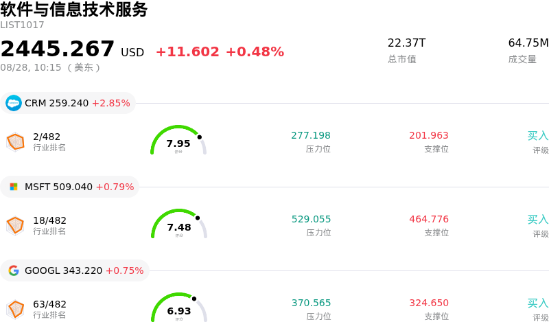 软件与信息技术服务