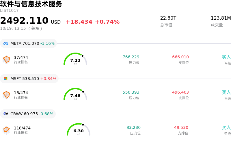软件与信息技术服务