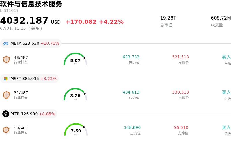 软件与信息技术服务