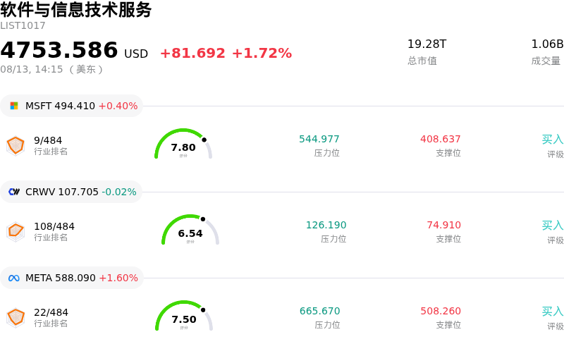 软件与信息技术服务