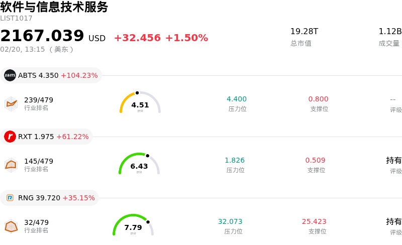 软件与信息技术服务
