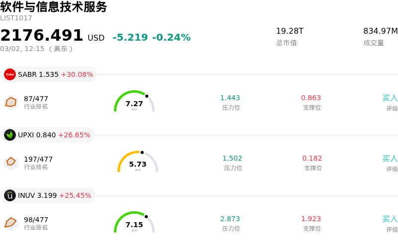 软件与信息技术服务
