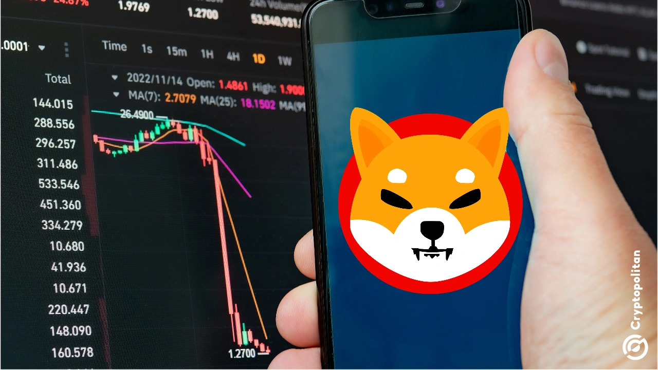 Shib a Inu ( SHIB ) se ha visto afectado por la turbulencia del mercado, lo que ha provocado su fuerte caída desde las 15 principales criptomonedas por capitalización de mercado.