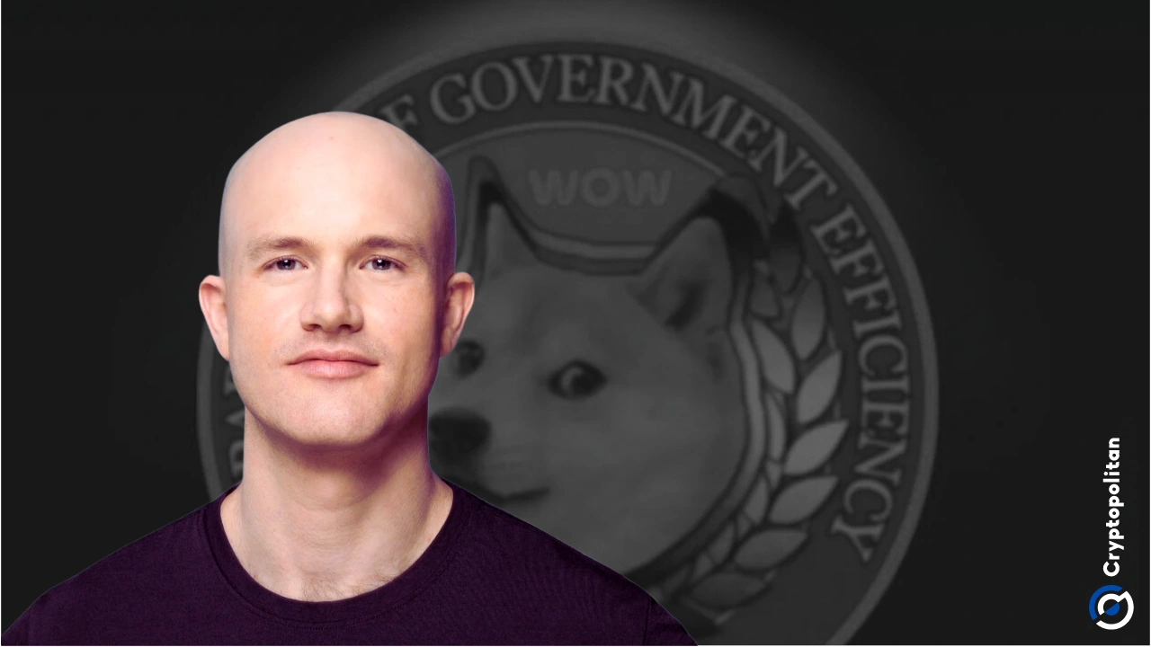 A ligação de Brian ocorre depois que a Cryptopolitan informou em 25 de janeiro que o Departamento de Eficiência do Governo de Elon (DOGE) já está avaliando os sistemas blockchain.