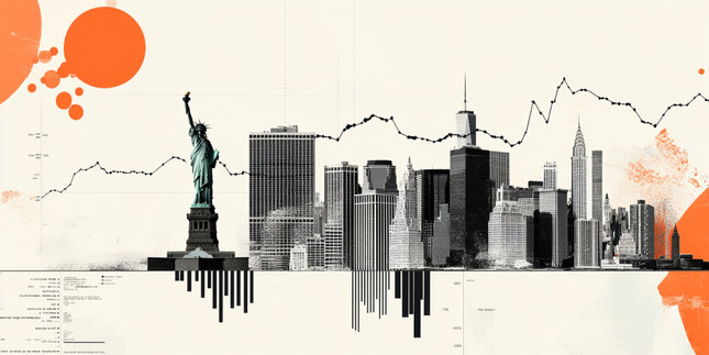 Chỉ số công nghiệp trung bình Dow Jones (DJIA) lao dốc vào thứ Tư, giảm hơn 400 điểm ở mức thấp nhất và giảm xuống 44.090