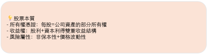 圖1：股票本質