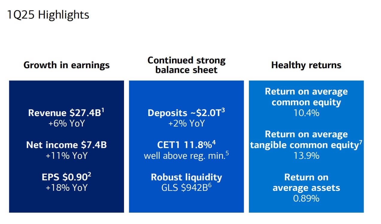 Figure 1:1Q25 Financial highlights