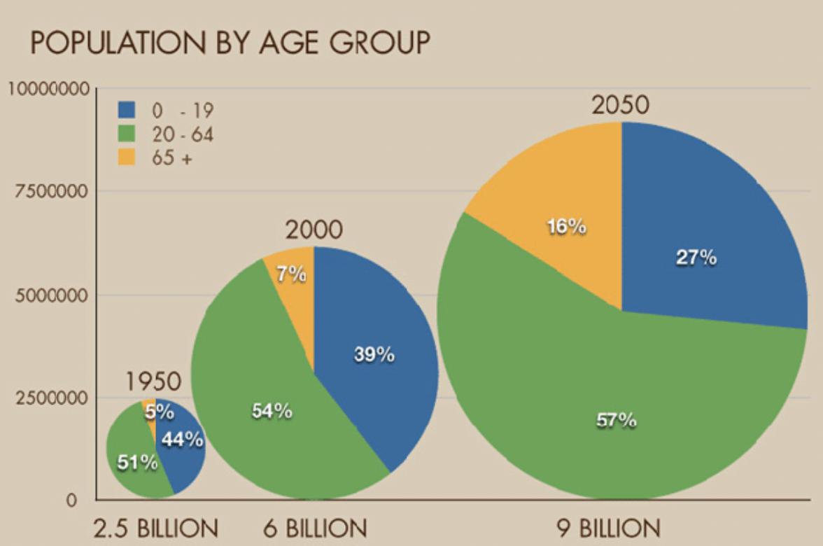 图2：POPULATION BY AGE GROUP