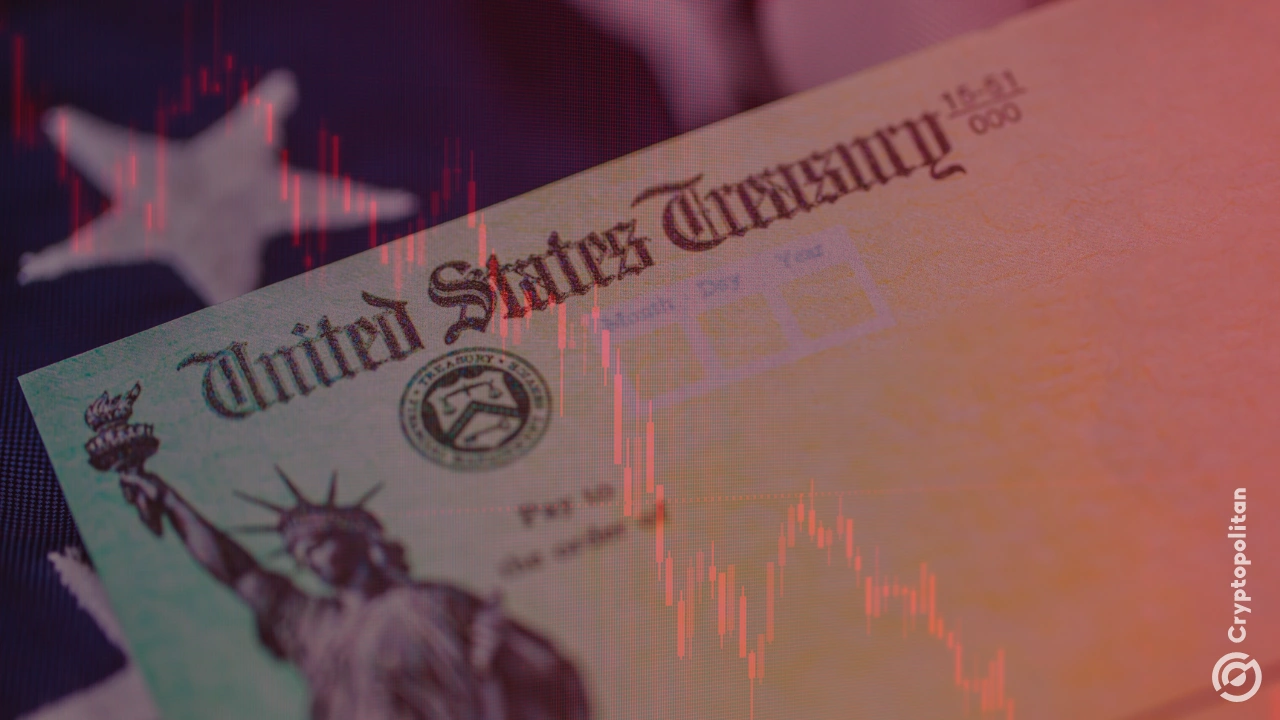 US Treasury yields are down ahead of the key CPI data announcement.
