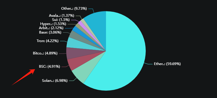 BSC network TVL, source: DefiLlama