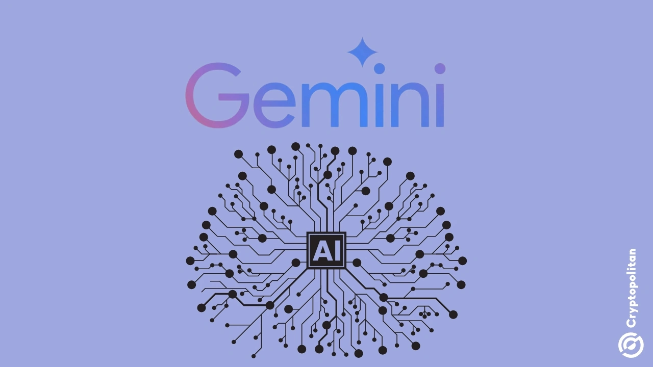 More than half of Kalshi traders now bet on Gemini to win the AI race.