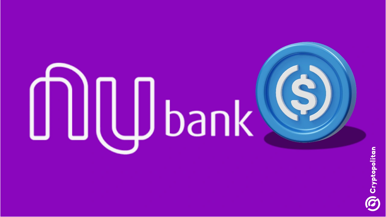 Brazilian digital bank Nubank reportedly aims to add support for dollar-pegged stablecoins and credit card payments.