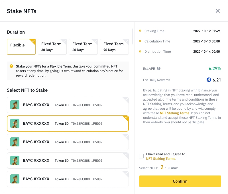 stake-nfts