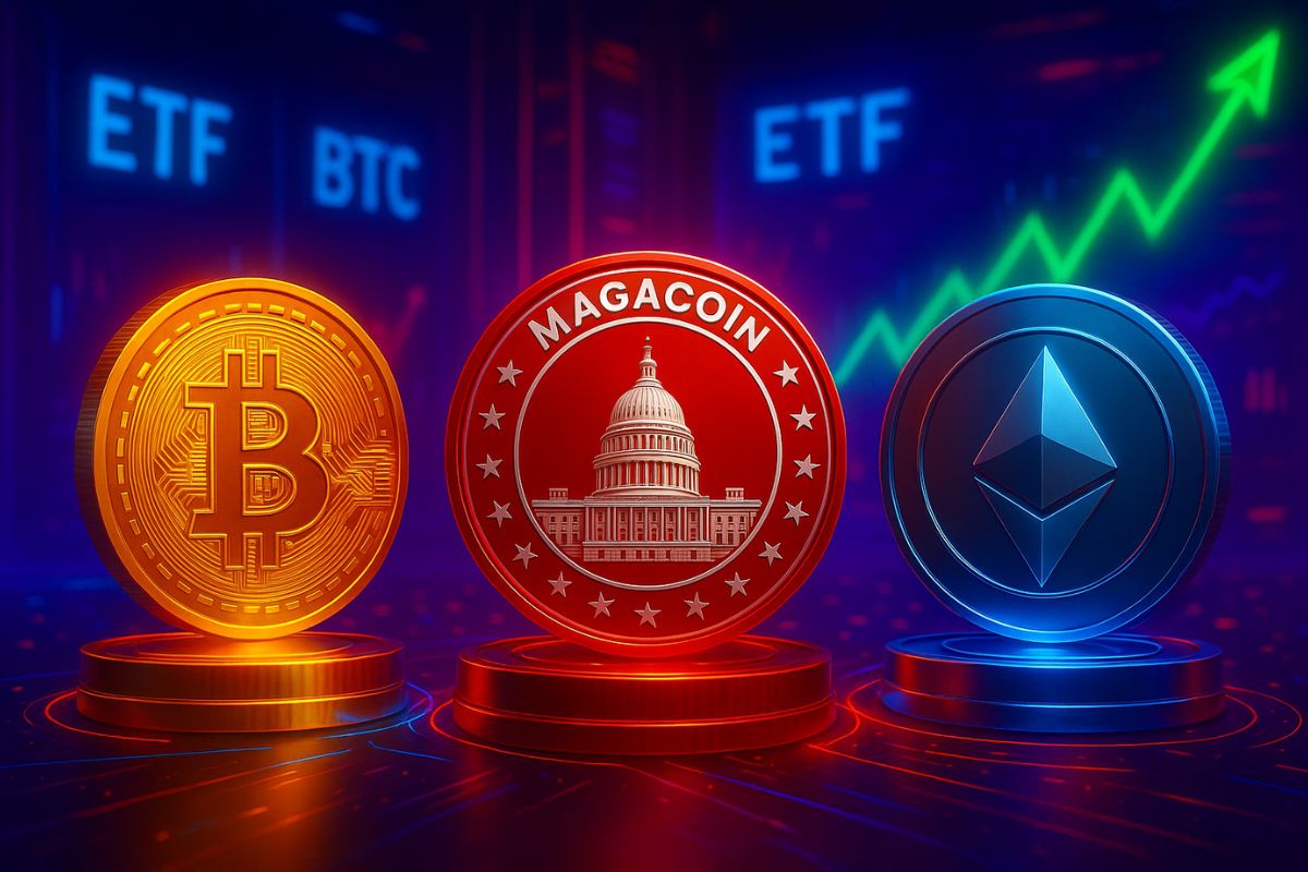 Volatility hit the cryptocurrency market, with Bitcoin briefly hitting a new high of above $113,000 and then falling the following day. Traders grew more cautious as the Crypto Fear & Greed Index dropped to 29 due to profit-taking. However, analysts are finding new opportunities in major altcoins. Ethereum and Solana are technically resilient, while MAGACOIN […]