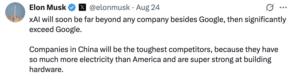 Musk's Twitter statement
