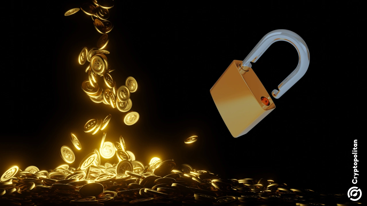 The cryptocurrency market faces over $312 million in token unlocks with Ethena (ENA) and MEME leading the cliff unlock events.