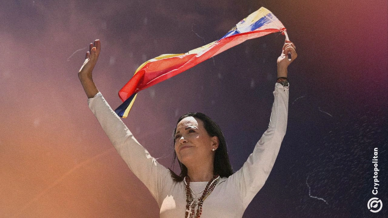 Bitcoin 倡导者玛丽亚·科里纳·马查多 (María Corina Machado) 是委内瑞拉第二热门人选，仅次于埃德蒙多·冈萨雷斯·乌鲁蒂亚 (Edmundo González Urrutia)。.